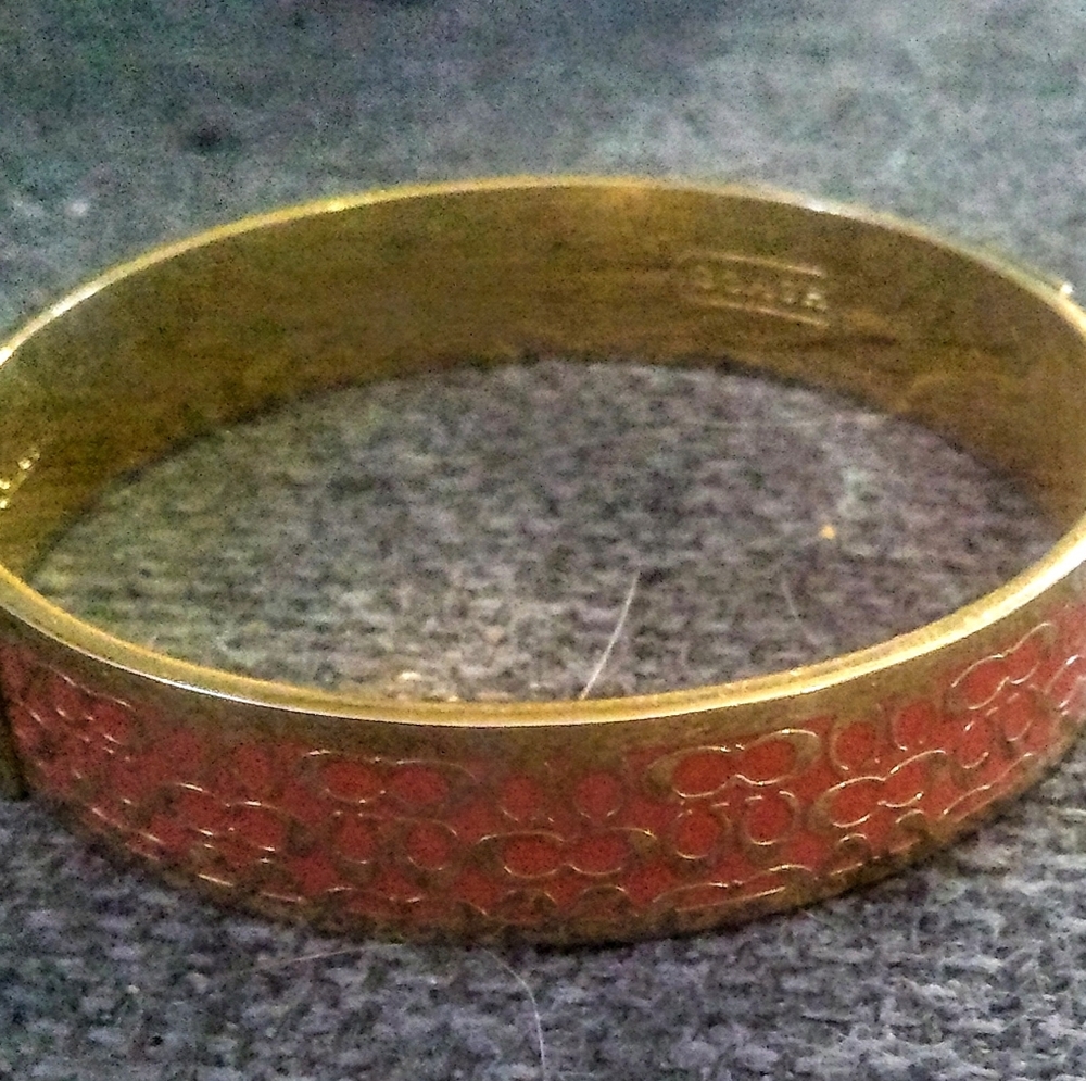 Coach Orange Bangle